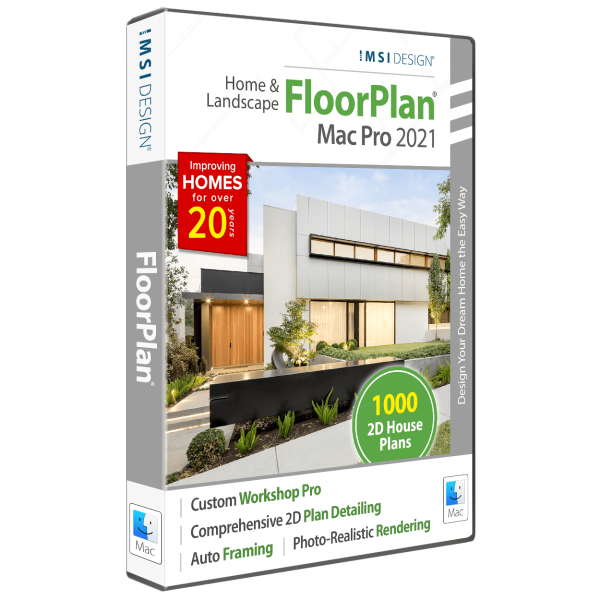 FloorPlan 2021 Home & Landscape - Mac