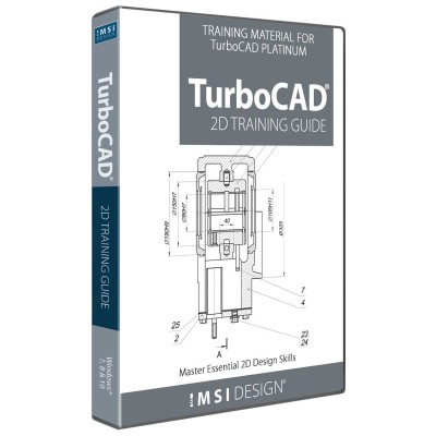TurboCAD Platinum 2D Training Guide | Learn 2D Drafting