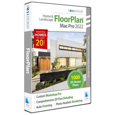 FloorPlan Software for Mac Deluxe – Advanced Home Design Tool
